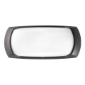 Ideal Lux - Āra sienas lampa 1xE27/23W/230V melna IP66