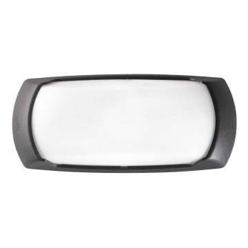 Ideal Lux - Āra sienas lampa 1xE27/23W/230V melna IP66
