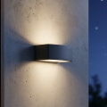 Ideal Lux - Āra sienas lampa ANDROMEDA 1xE27/60W/230V IP55 antracīta