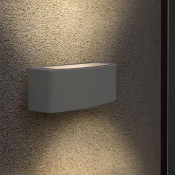 Ideal Lux - Āra sienas lampa ANDROMEDA 1xE27/60W/230V IP55 antracīta