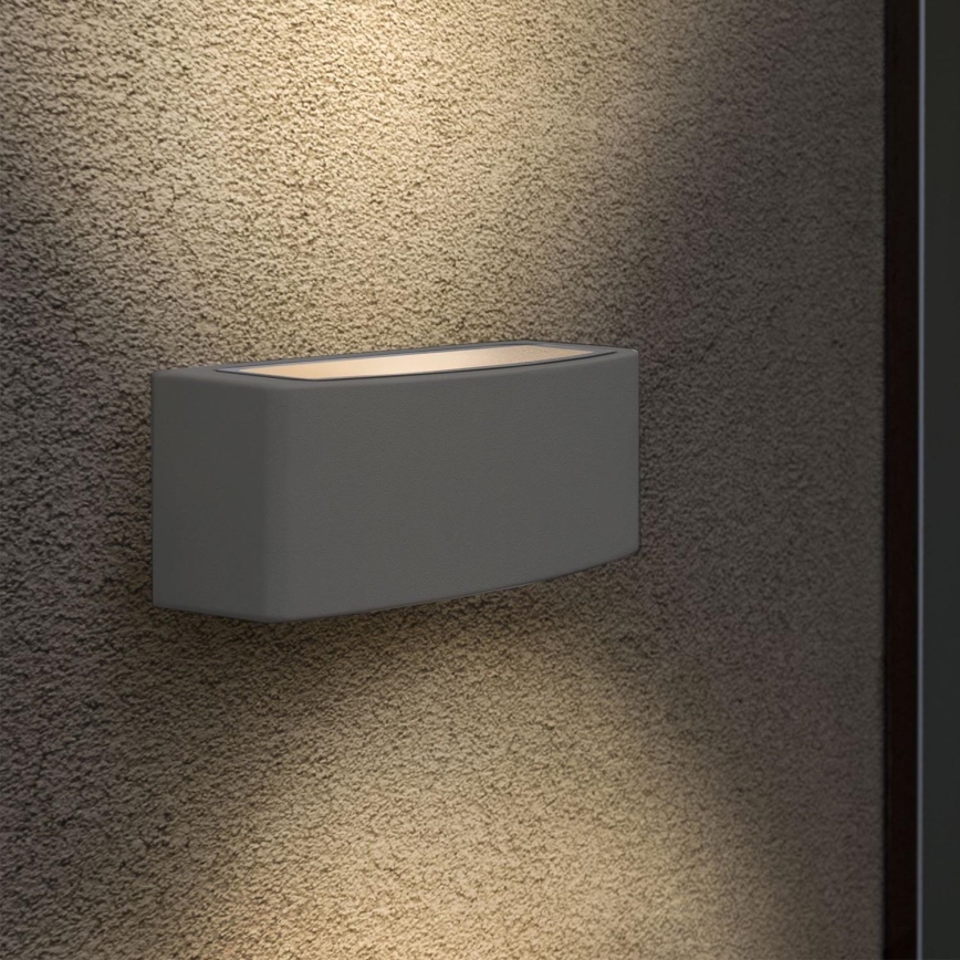 Ideal Lux - Āra sienas lampa ANDROMEDA 1xE27/60W/230V IP55 antracīta