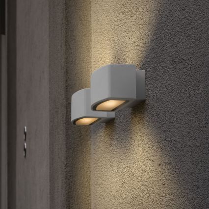 Ideal Lux - Āra sienas lampa ANDROMEDA 1xE27/60W/230V IP55 balta