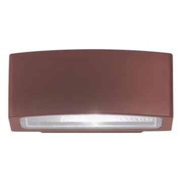 Ideal Lux - Āra sienas lampa ANDROMEDA 1xE27/60W/230V IP55 brūna