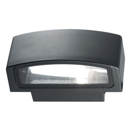 Ideal Lux - Āra sienas lampa ANDROMEDA 1xE27/60W/230V IP55 melna