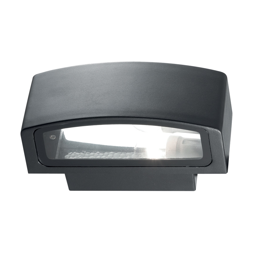 Ideal Lux - Āra sienas lampa ANDROMEDA 1xE27/60W/230V IP55 melna