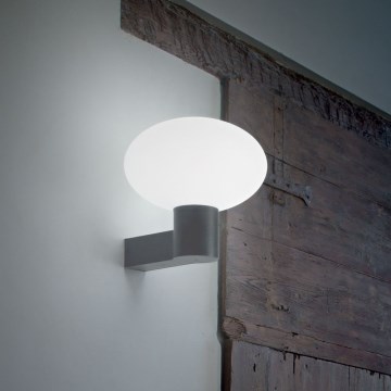 Ideal Lux - Āra sienas lampa CLIO 1xE27/42W/230V IP44 antracīta