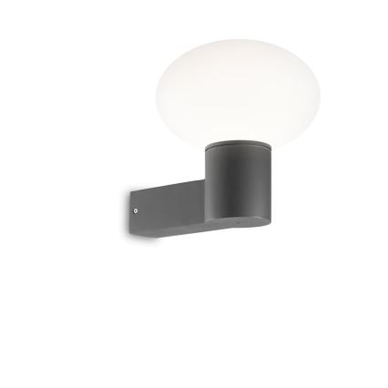 Ideal Lux - Āra sienas lampa CLIO 1xE27/42W/230V IP44 antracīta
