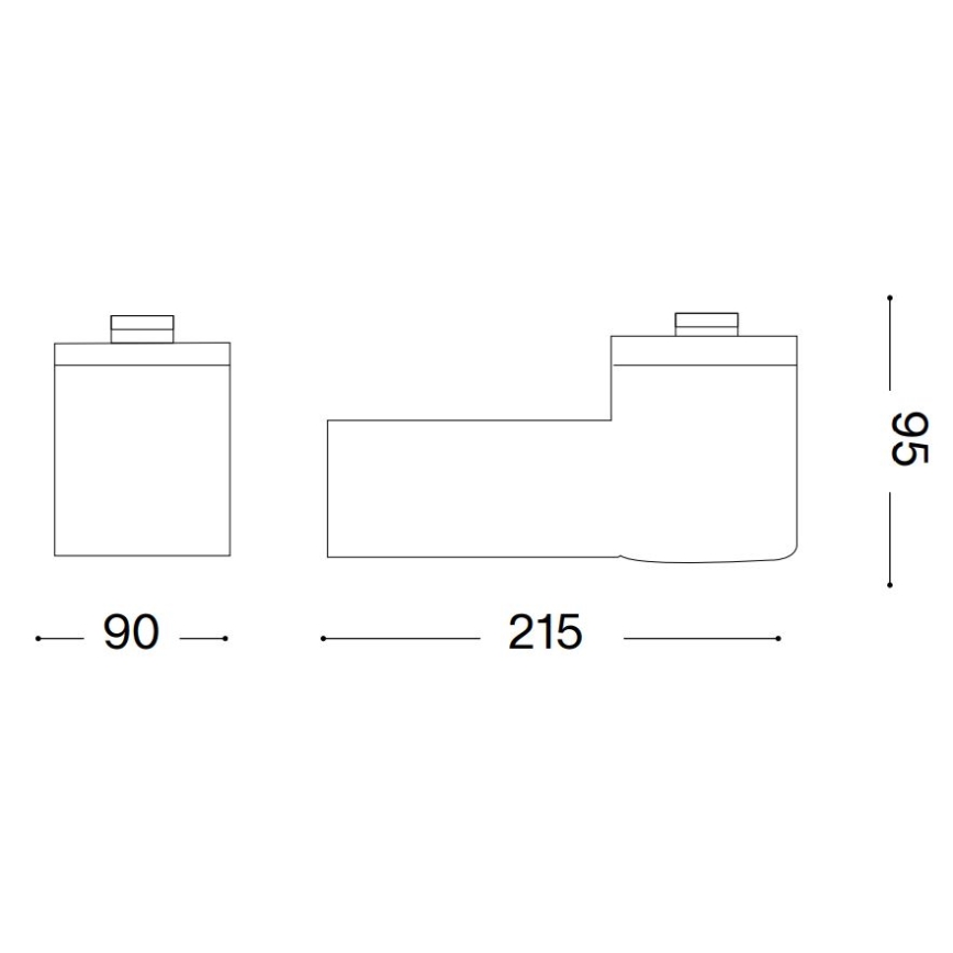 Ideal Lux - Āra sienas lampa CLIO 1xE27/42W/230V IP44 antracīta