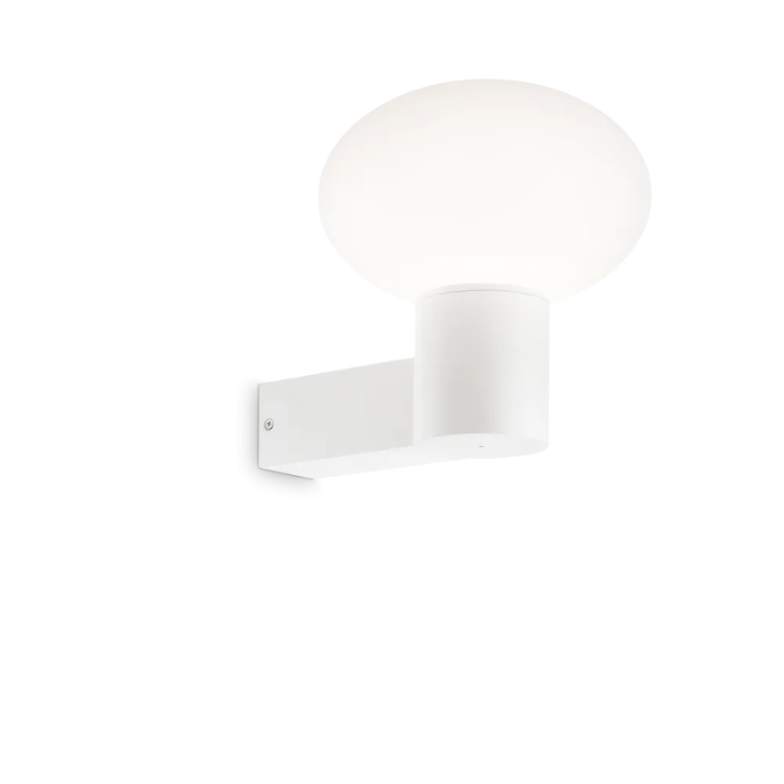Ideal Lux - Āra sienas lampa CLIO 1xE27/42W/230V IP44 balta