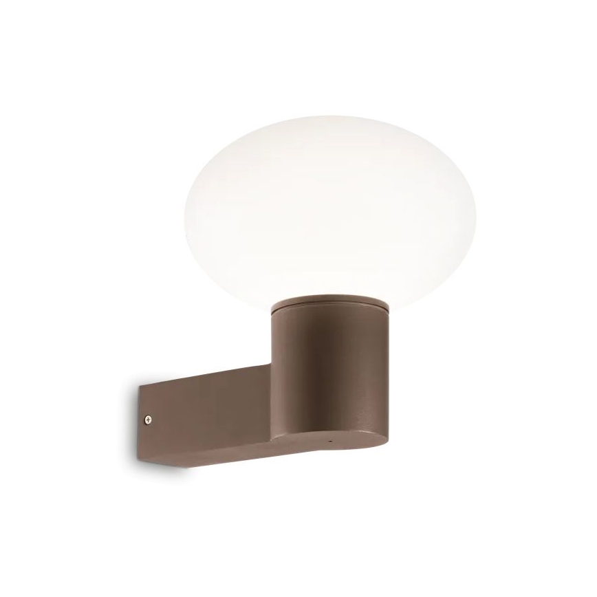 Ideal Lux - Āra sienas lampa CLIO 1xE27/42W/230V IP44 brūna
