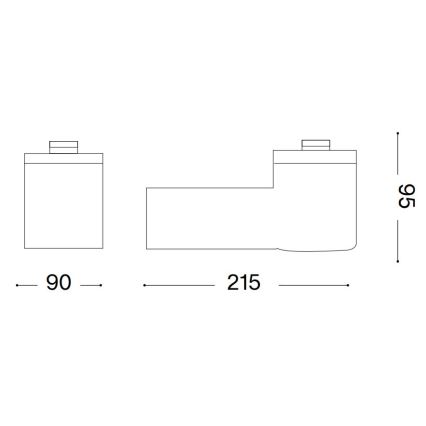 Ideal Lux - Āra sienas lampa CLIO 1xE27/42W/230V IP44 pelēka