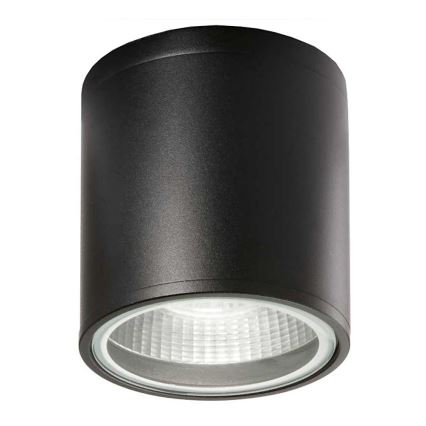 Ideal Lux - Āra virziena gaismeklis GUN 1xGU10/28W/230V Ø 11 cm IP55 melns