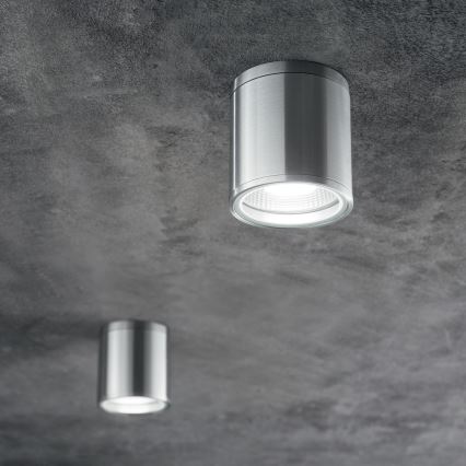 Ideal Lux - Āra virziena gaismeklis GUN 1xGU10/28W/230V Ø 11 cm IP55 pelēks