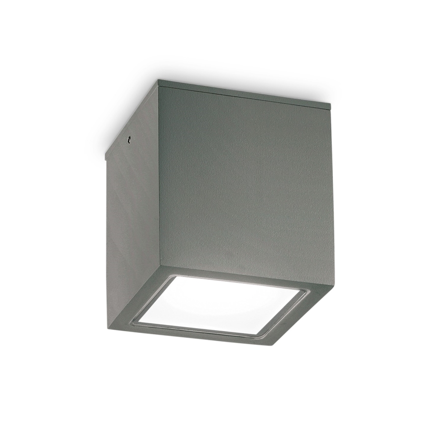 Ideal Lux - Āra virziena gaismeklis TECHO 1xGU10/20W/230V 9x9 cm IP54 antracīts