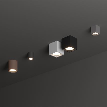 Ideal Lux - Āra virziena gaismeklis TECHO 1xGU10/20W/230V 9x9 cm IP54 balts