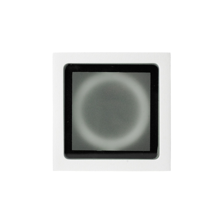 Ideal Lux - Āra virziena gaismeklis TECHO 1xGU10/20W/230V 9x9 cm IP54 balts