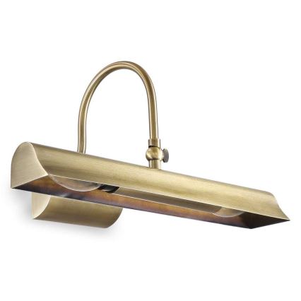 Ideal Lux - Attēla lampa RETRO 2xE14/28W/230V misiņš