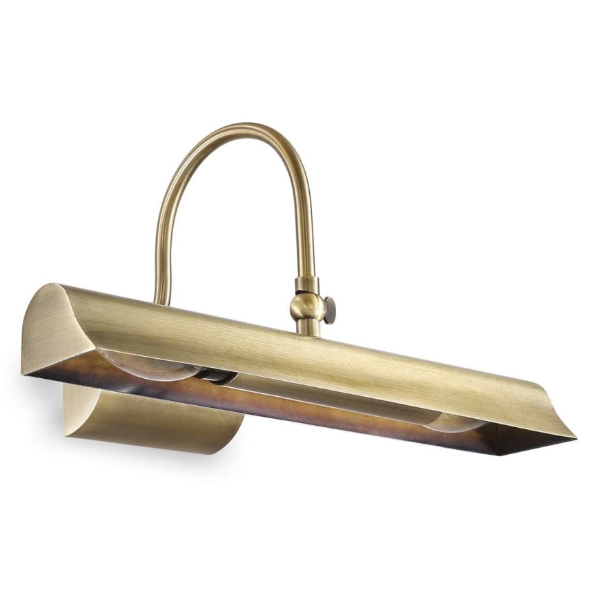 Ideal Lux - Attēla lampa RETRO 2xE14/28W/230V misiņš