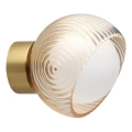Ideal Lux - BLOOM LED sienas gaismeklis 1xG9/3W/230V zelta/dūmakaini bēšs