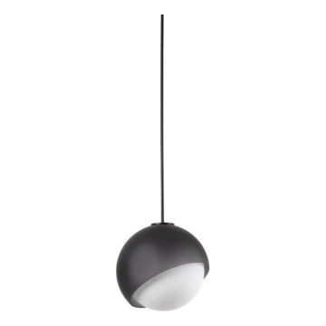 Ideal Lux - BLOOM pakaramā lampa ar kabeli 1xE27/42W/230V Ø 17 cm melna