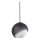 Ideal Lux - BLOOM pakaramais gaismeklis ar vadu 1xE27/42W/230V Ø 22 cm melns