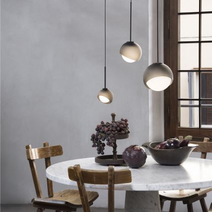 Ideal Lux - BLOOM pakaramais gaismeklis ar vadu 1xE27/42W/230V Ø 22 cm melns