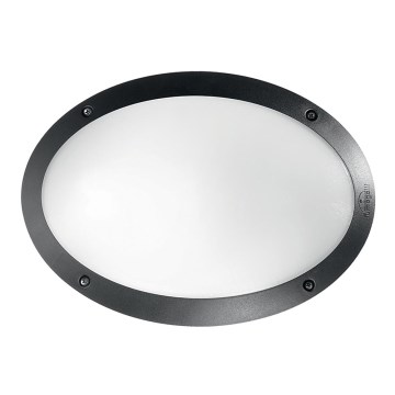 Ideal Lux - Darba lampa 1xE27/23W/230V IP66 melna