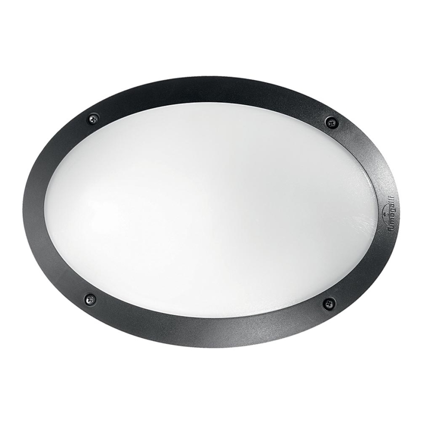 Ideal Lux - Darba lampa 1xE27/23W/230V IP66 melna