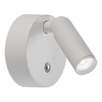 Ideal Lux - dimējams, uzlādējams, ar skārienvadību LED sienas punktveida gaismeklis BEAN LED/3W/5V CRI 95 balts