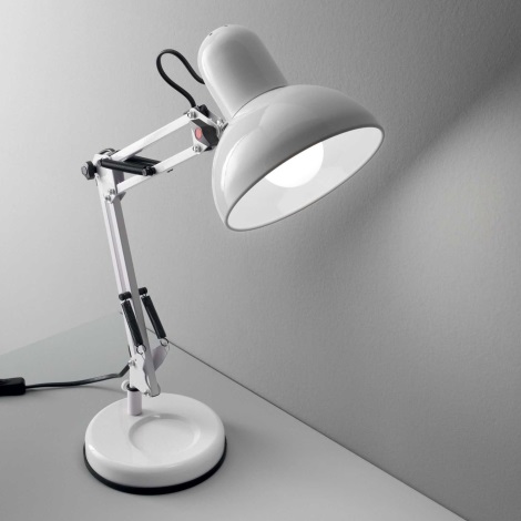 Ideal Lux - Galda lampa 1xE27/40W/230V balts