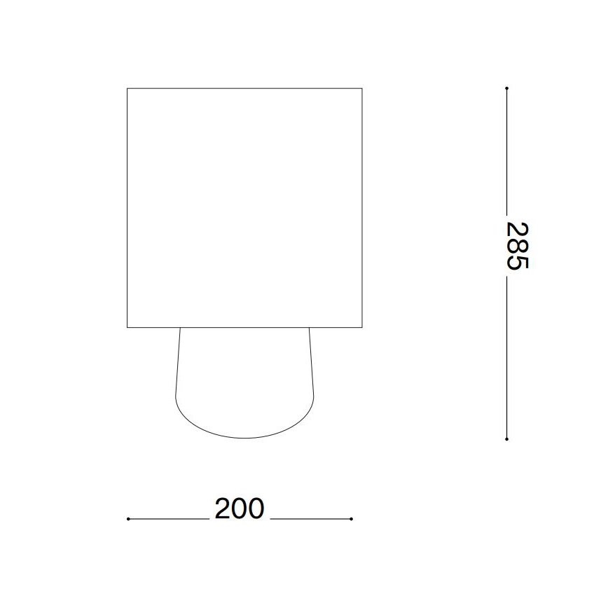 Ideal Lux - Galda lampa KALI 1xE14/40W/230V keramika/krēmkrāsa/bēša