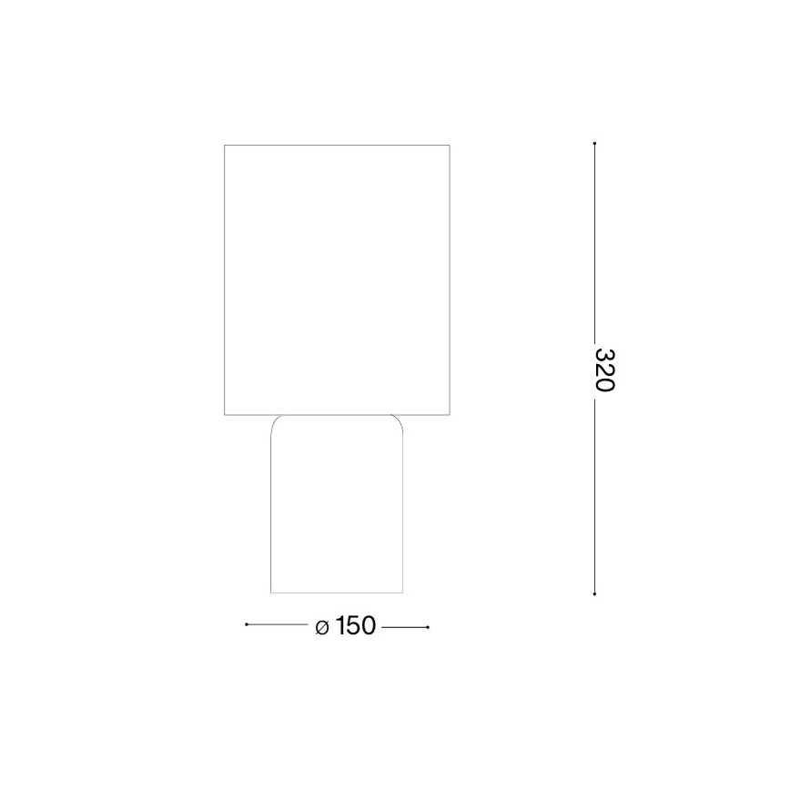 Ideal Lux - galda lampa KALI 1xE14/40W/230V krēmkrāsaina