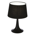 Ideal Lux - Galda lampa LONDON 1xE27/60W/230V melna