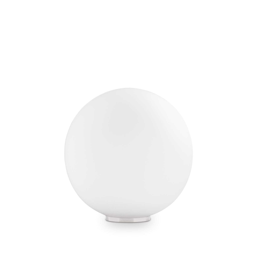 Ideal Lux - Galda lampa MAPA 1xE27/42W/230V Ø 30 cm balta