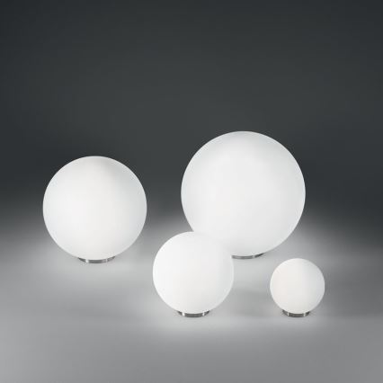 Ideal Lux - Galda lampa MAPA 1xE27/42W/230V Ø 30 cm balta