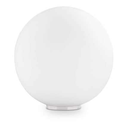 Ideal Lux - Galda lampa MAPA 1xE27/42W/230V Ø 40 cm balta