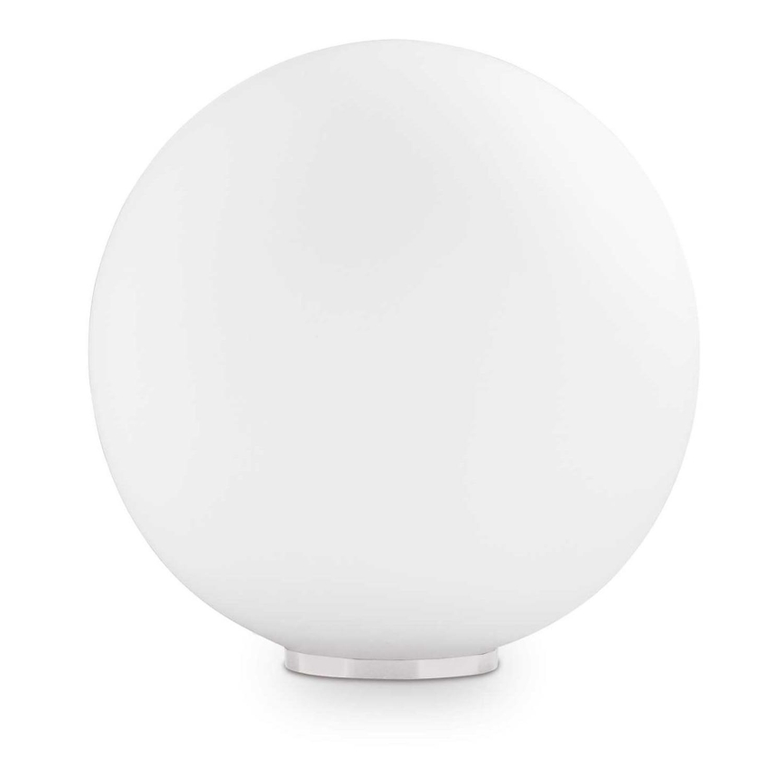 Ideal Lux - Galda lampa MAPA 1xE27/42W/230V Ø 40 cm balta