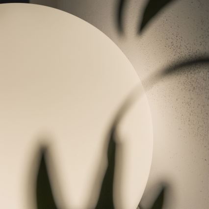 Ideal Lux - Galda lampa MAPA 1xE27/42W/230V Ø 40 cm balta