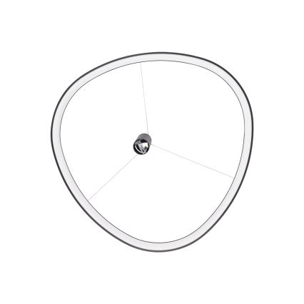 Ideal Lux - GEMINI LED pakaramā lustra uz troses LED/78W/230V 2700K Ø 105 cm CRI 90 melna