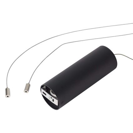 Ideal Lux - GEMINI LED pakaramā lustra uz troses LED/78W/230V 2700K Ø 105 cm CRI 90 melna