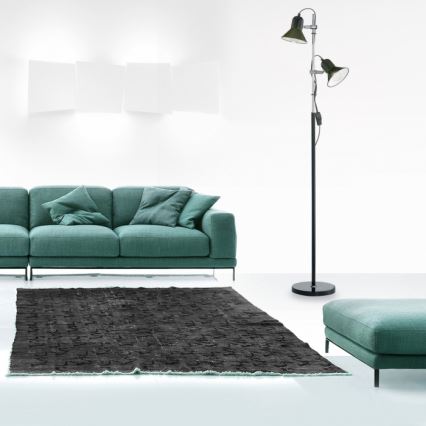 Ideal Lux - Grīdas lampa POLLY 2xE27/60W/230V melna