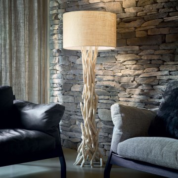 Ideal Lux - Grīdas stāvlampa DRIFTWOOD 1xE27/60W/230V guava