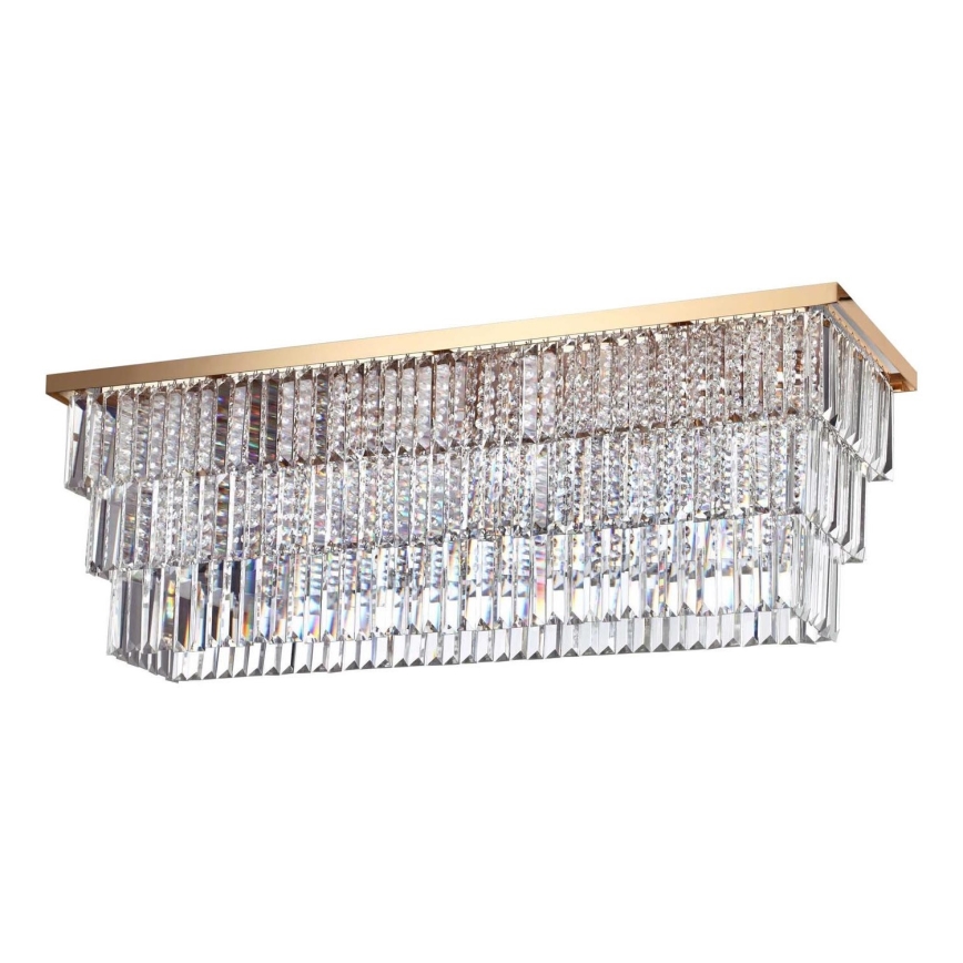 Ideal Lux - Griestu gaismeklis MARTINEZ 8xE14/40W/230V zelta