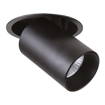 Ideal Lux - griestu iebūvējamais LED spotgaismeklis NOVA LED/12W/230V 3000K CRI 90 Ø 10 cm melns