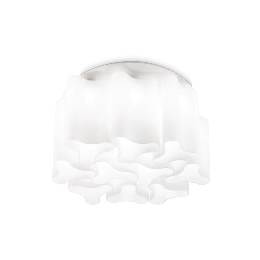 Ideal Lux - Griestu lampa COMPO 10xE27/52W/230V Ø 73,5 cm balta