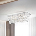 Ideal Lux - Griestu lampa MARTINEZ 8xE14/40W/230V spīdīgs hroms
