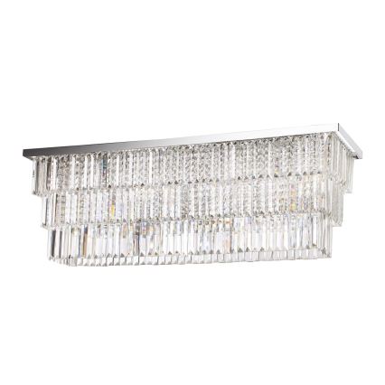 Ideal Lux - Griestu lampa MARTINEZ 8xE14/40W/230V spīdīgs hroms