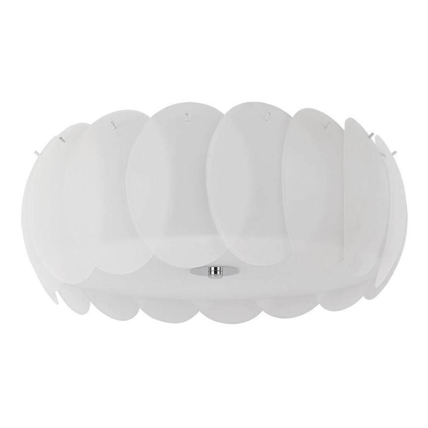 Ideal Lux - griestu lampa OVALINO 8xE27/60W/230V diam. 53,5 cm balta