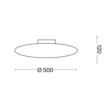 Ideal Lux - griestu lampa SMARTIES 3xE27/42W/230V Ø 50 cm balta