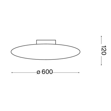 Ideal Lux - Griestu lampa SMARTIES 3xE27/42W/230V Ø 60 cm balta